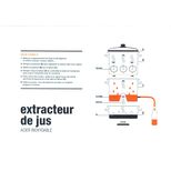 Extracteur de jus inox diamètre 26 cm - Baumalu