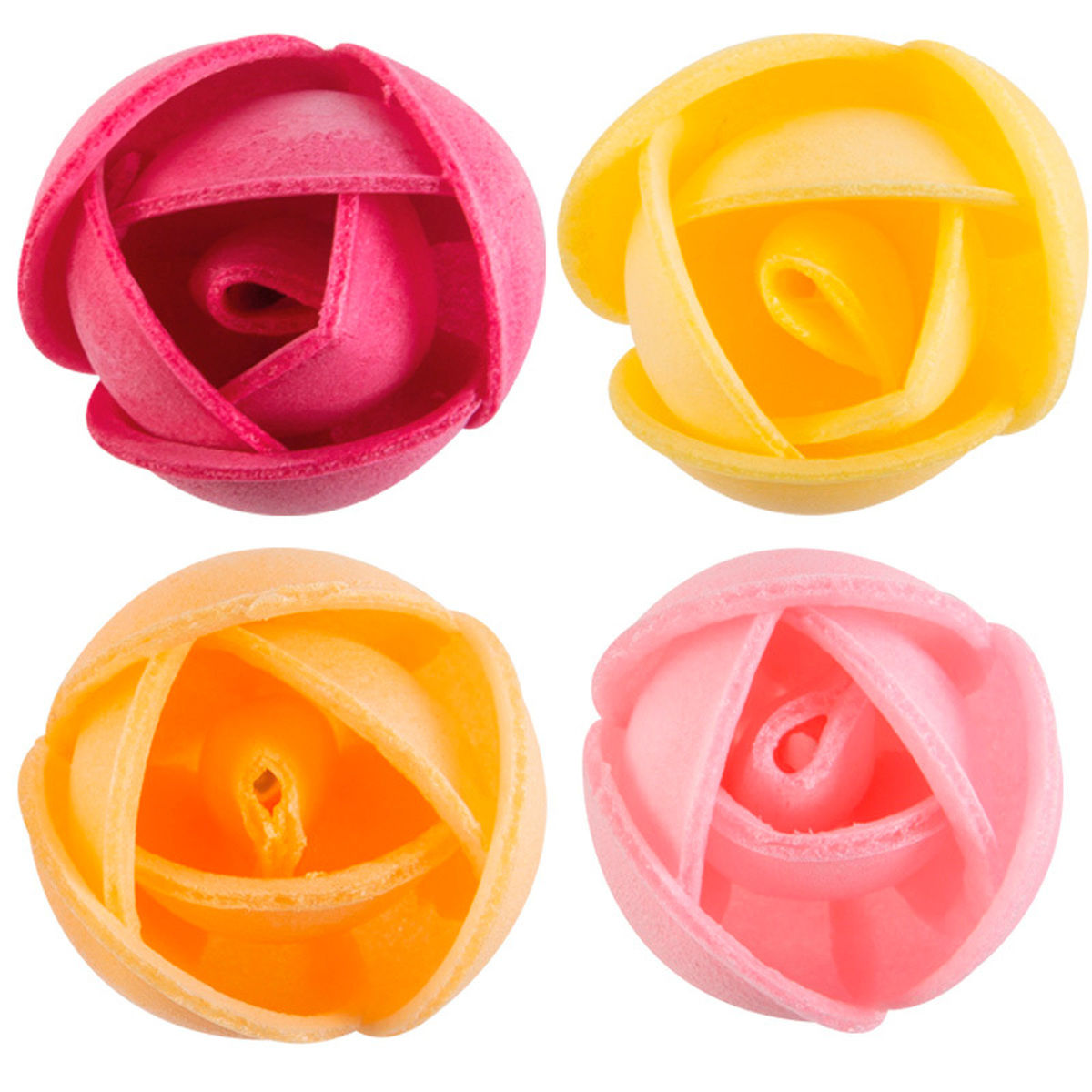 Décor en azyme : 8 grandes roses 4 cm