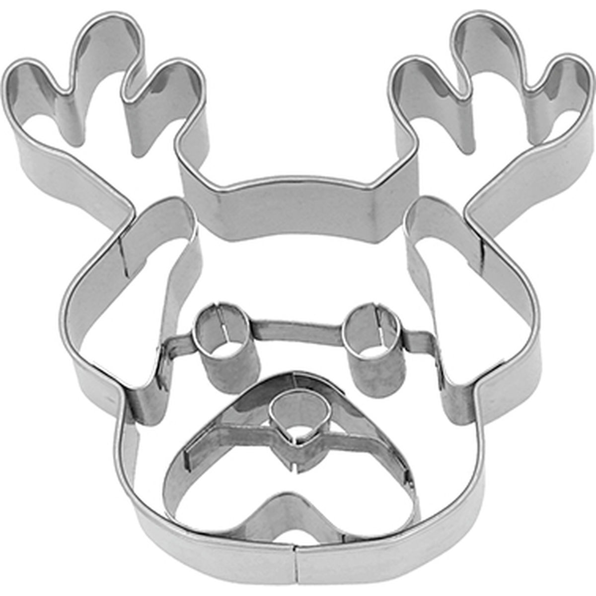 Emporte-pièce en inox de Noël : chien de Noël 6.5 cm - Birkmann