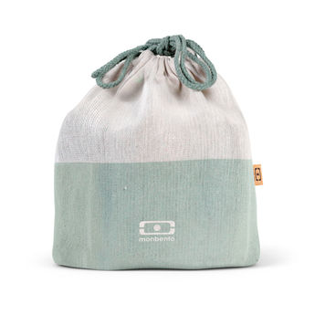 Achat en ligne Pochette L Vert naturel en tissu recyclé - Monbento