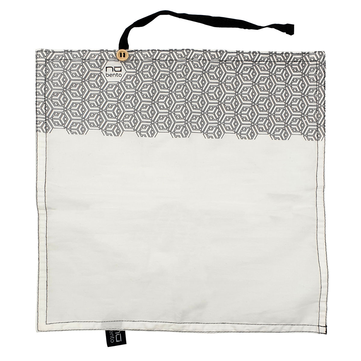 Serviette en coton bio motifs geometriques - Cookut