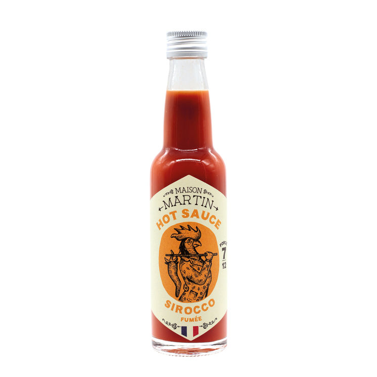 Sauce piment fumée forte sirocco 100 ml - Maison Martin