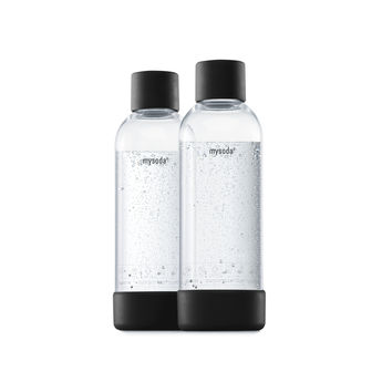 Achat en ligne Lot de 2 bouteilles 1L noires - Mysoda