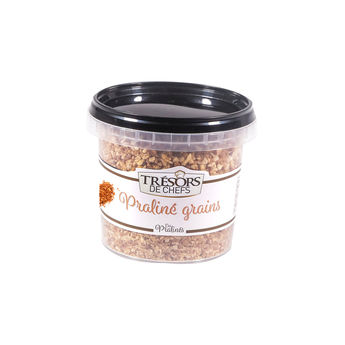 Achat en ligne Pralin en grain noisettes 200 gr - Trésors de Chefs