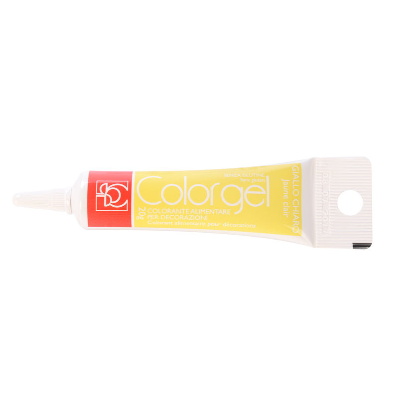 Colorant alimentaire gel jaune 20 gr - Modecor