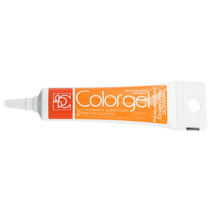 Colorant alimentaire gel orange 20 gr - Modecor