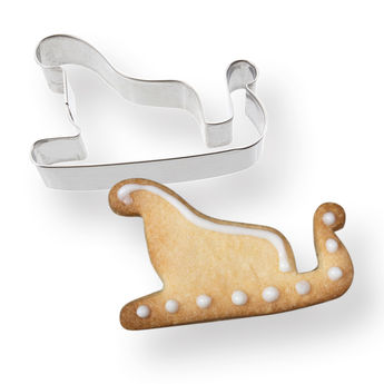 Achat en ligne Emporte-pièce en inox de Noël : traineau de Noël 4,5 cm - Alice Délice