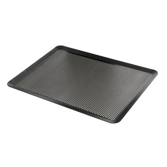 Achat en ligne Plaque de cuisson perforée en aluminium anti adhérente 40 x 30 cm - Alice Délice