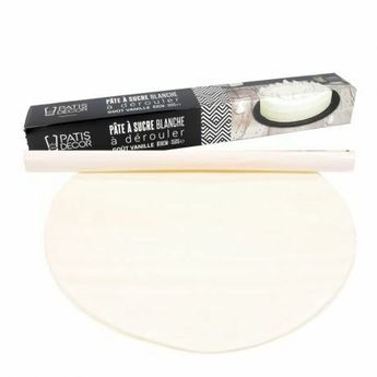 Achat en ligne Rouleau de pâte à sucre étalée blanc 36 cm 430 gr - Patisdecor