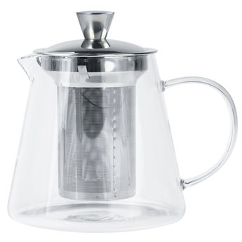 Achat en ligne Théière transparente en verre et inox Oolong 0.45 L - Cristel