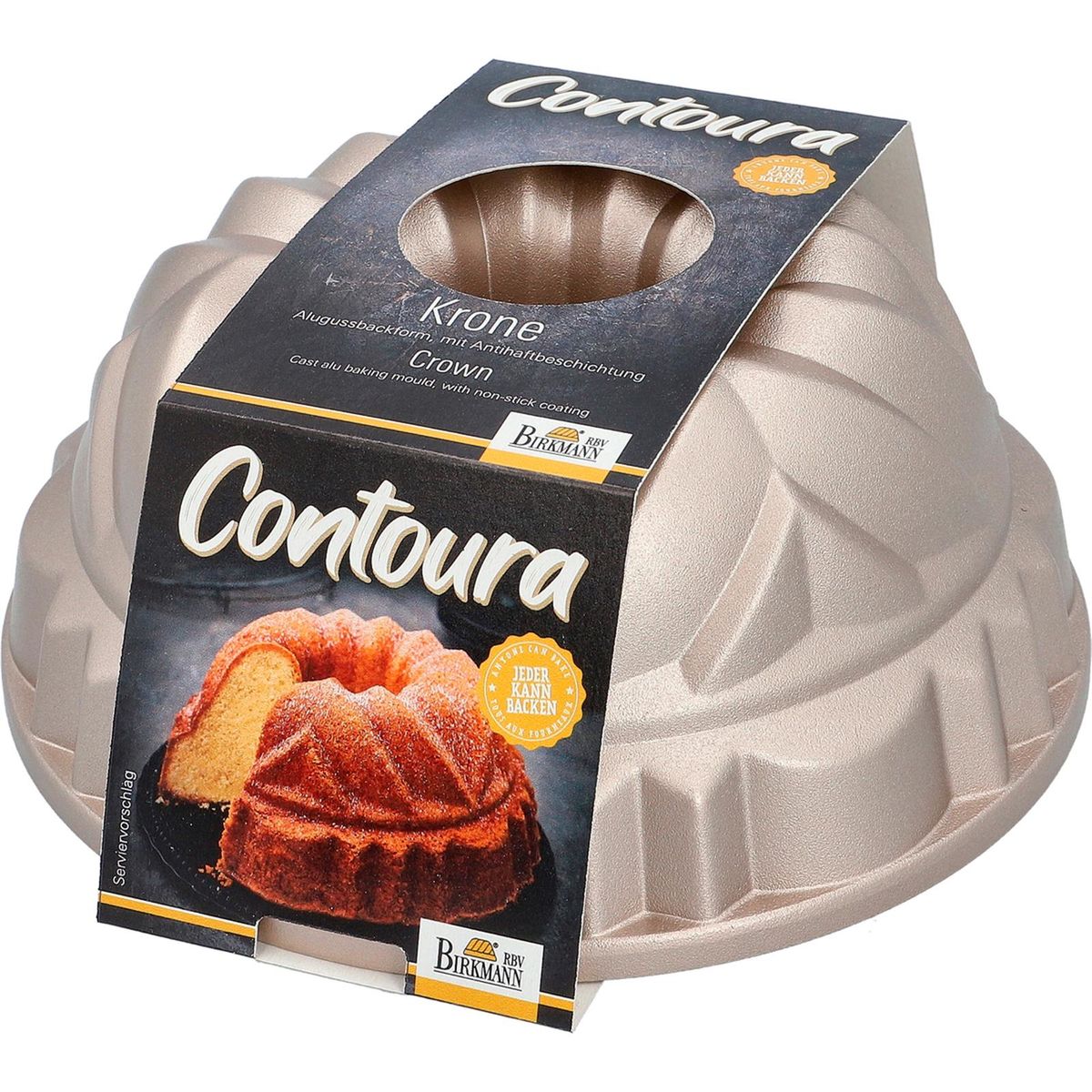 Moule bundt cake : Contoura Crown en fonte d´aluminium 23 cm - Birkmann