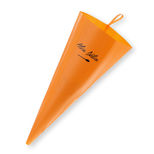 Poche à douille réutilisable en silicone orange 40 cm - Alice Délice