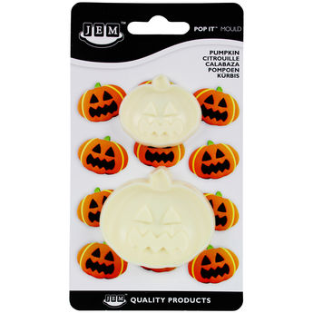 Achat en ligne 2 moules en thermoplastique pour modèlage cake design citrouille d´Halloween 5 et 3.5 cm - PME