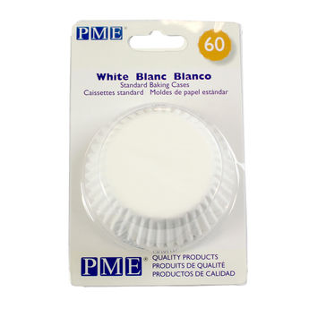 Achat en ligne 100 mini caissettes pour muffins et cupcakes blanches 3.3 x 5 cm - PME