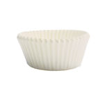 100 mini caissettes pour muffins et cupcakes blanches 3.3 x 5 cm - PME