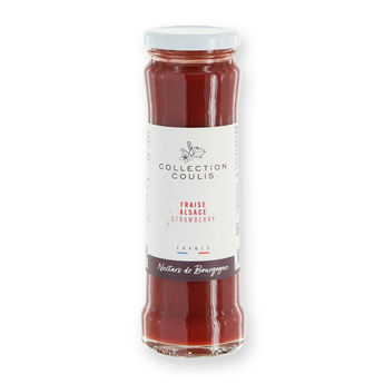 Achat en ligne Coulis de fraise d´Alsace 210 gr - Nectars de Bourgogne