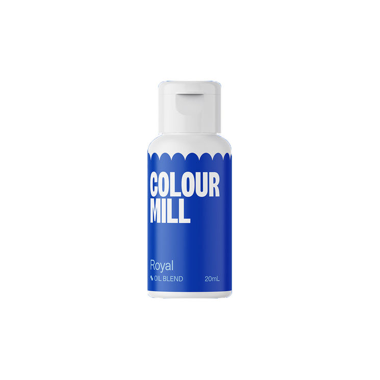 Colorant alimentaire liposoluble bleu foncé Royal 20 ml - Colour Mill