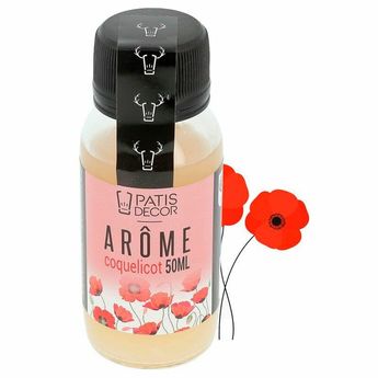 Achat en ligne Arôme alimentaire naturel de coquelicot 50 ml - Patisdecor