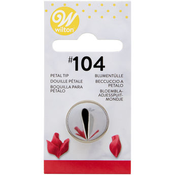 Achat en ligne Douille en inox : pétale 15 mm #104 - Wilton