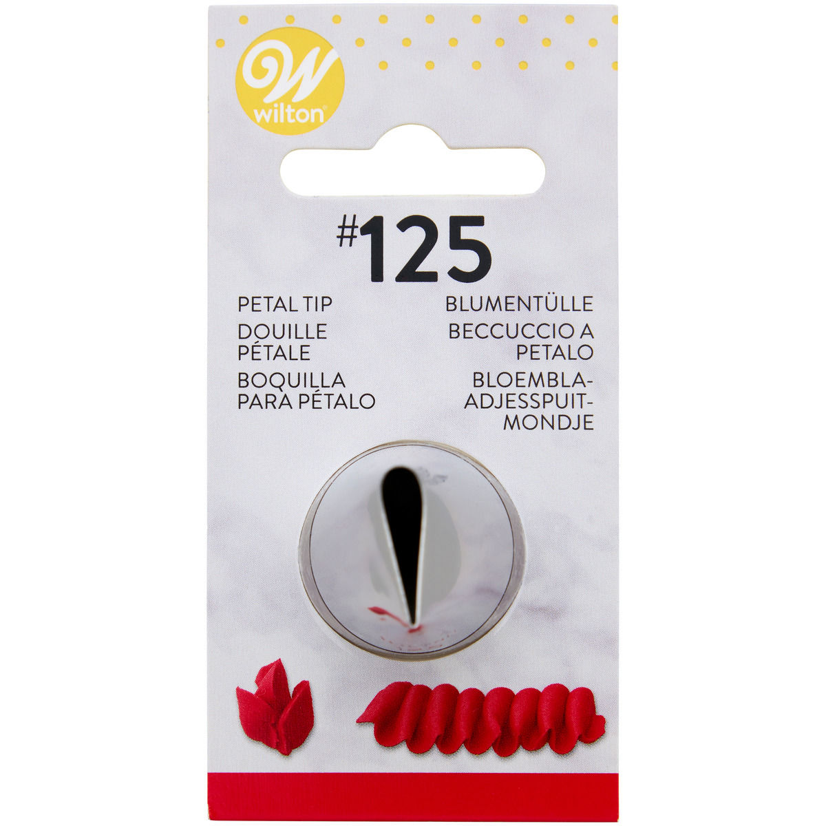 Douille en inox : pétale 18 mm #125 - Wilton