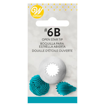 Achat en ligne Douille en inox : cannelée étoile #6B - Wilton