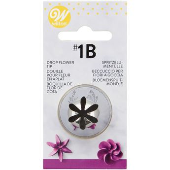 Achat en ligne Douille en inox : fleur 15 mm #1B - Wilton