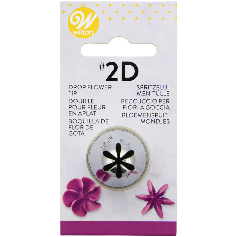 Douille en inox : fleur 12 mm #2D - Wilton