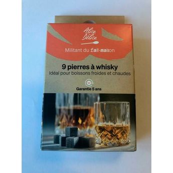 Achat en ligne Lot de 9 Pierres à whisky 2 cm grises - Alice Délice