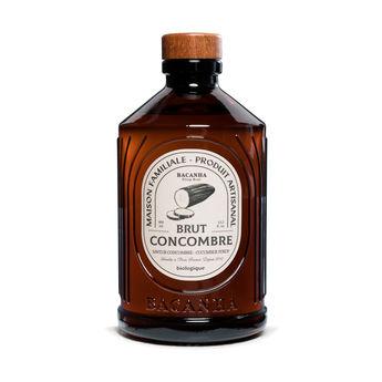 Achat en ligne Sirop brut de concombre bio 400 ml - Bacanha