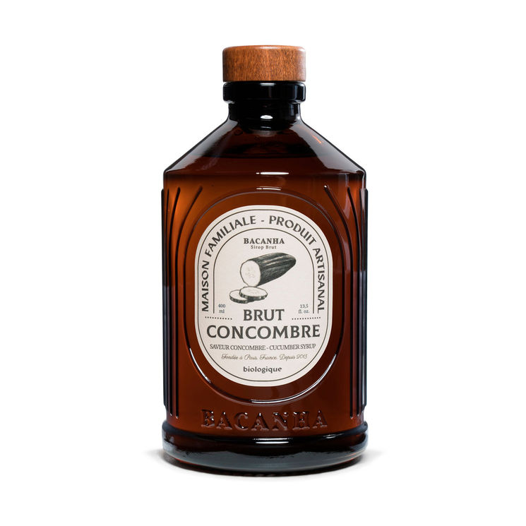 Sirop brut de concombre bio 400 ml - Bacanha