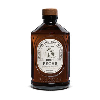 Achat en ligne Sirop brut de pêche blanche bio 400 ml - Bacanha