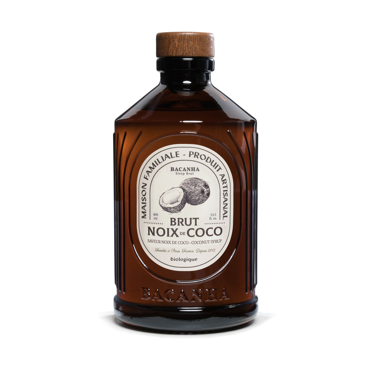 Sirop brut de noix de coco bio 400 ml - Bacanha