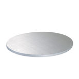 Cake drum : base épaisse pour gâteau ronde argentée 35 cm