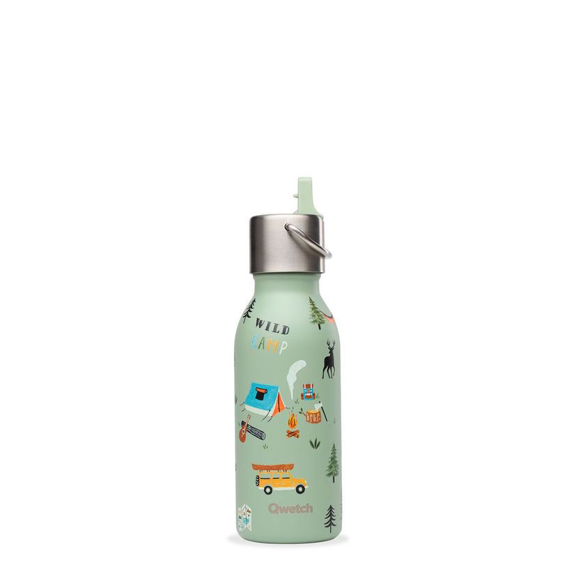 Bouteille isotherme inox 350ml enfants Yosemite tilleul - Qwetch