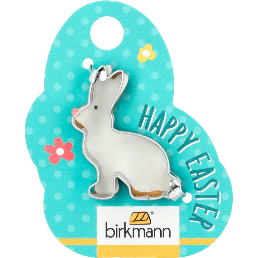 Emporte-pièce en inox de Pâques : lapin 4 cm - Birkmann