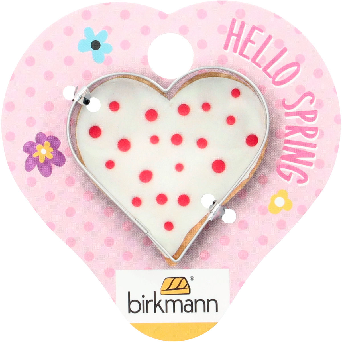 Emporte-pièce en inox de Pâques : coeur 4.5 cm - Birkmann