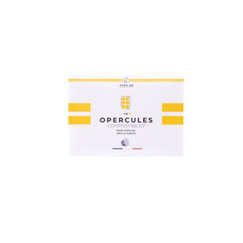 Achat en ligne 102 opercules compostables pour capsules réutilisables compatibles Nespresso® - Caps Me