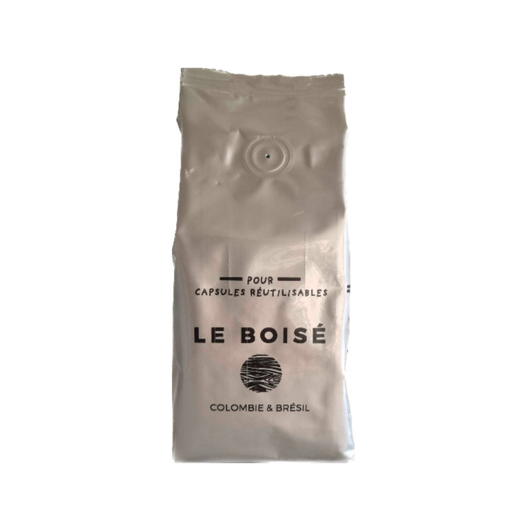 Café Le Boisé pour capsules réutilisables compatibles Nespresso® 200 gr - Caps Me