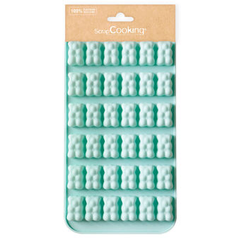 Achat en ligne Moule en silicone 36 mini bonbons oursons 2.7 x 1.7 cm - Scrapcooking