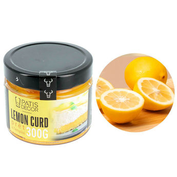 Achat en ligne Crème de citron lemon curd prêt à l'emploi 300 gr - Patisdécor
