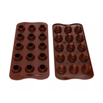 Achat en ligne Moule en silicone chocolat de Pâques : 15 oeufs Choco Egg 2.3 cm - Silikomart