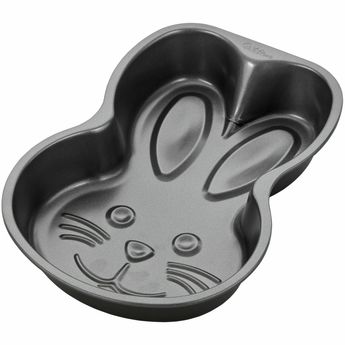 Achat en ligne Moule en acier anti-adhérent Lapin de Pâques 26.5 x 19.5 x 4.5 cm - Wilton