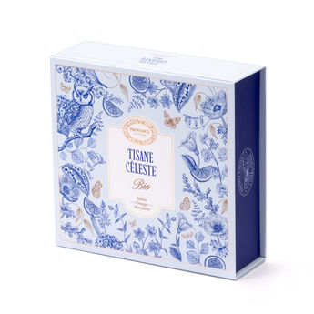 Achat en ligne Coffret 20 sachets infusions bio Céleste 36 gr - Provence d´Antan