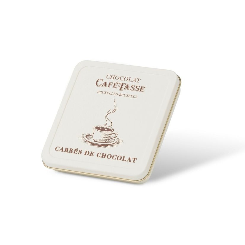 Boîte de 12 napolitains de chocolat au lait 38 % et noir 60% 60 gr - Café Tasse