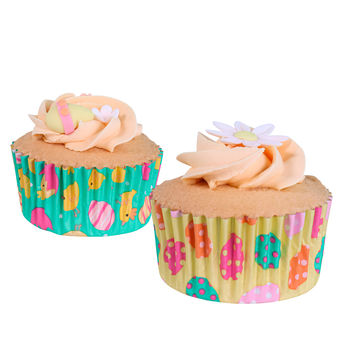 Achat en ligne 60 caissettes à cupcakes et muffins oeufs et poussins de Pâques 5 cm - PME