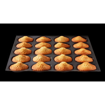 Achat en ligne Moule en silicone et tricot de verre 20 madeleines 37 x 30 x 2 cm - Flexipan