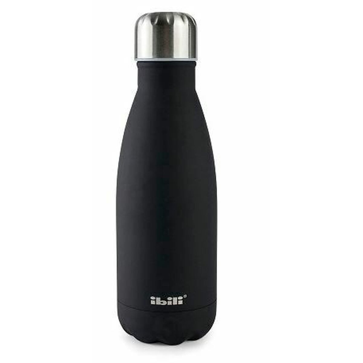 Bouteille isotherme inox 350ml black - Ibili