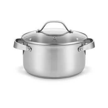 Achat en ligne Faitout induction inox avec couvercle verre cicla 20 cm - Beka