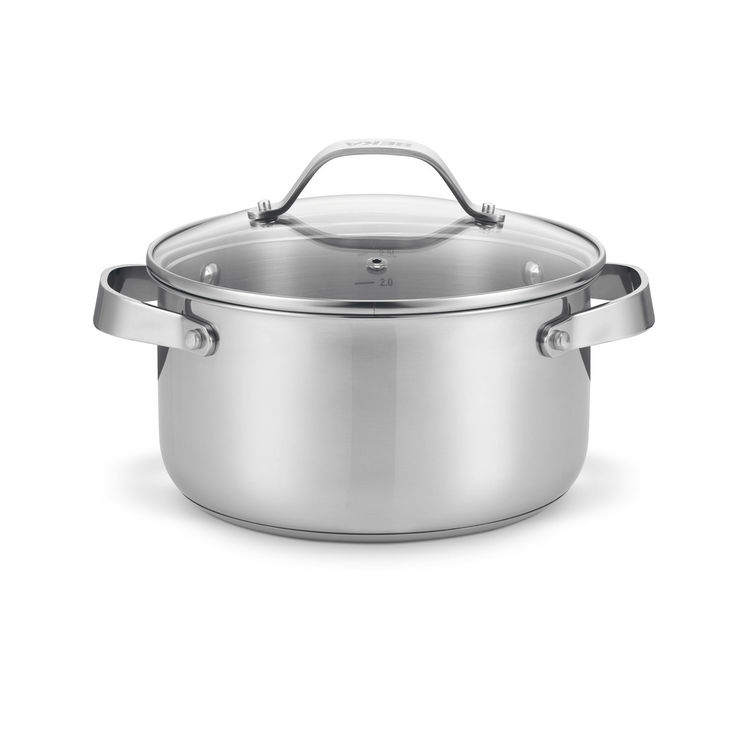 Faitout induction inox avec couvercle verre cicla 20 cm - Beka