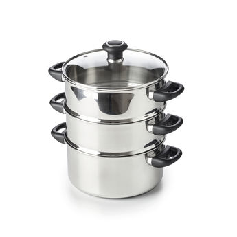 Achat en ligne Cuiseur vapeur induction 24 cm inox Polo - Beka